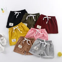 Neugeborenen Baby Shorts für Jungen Casual Solide Baby Kinder Shorts PP Hosen Jungen Shorts Sommer Dünne Baby Boy Kleidung Alter für 12M zu 5T