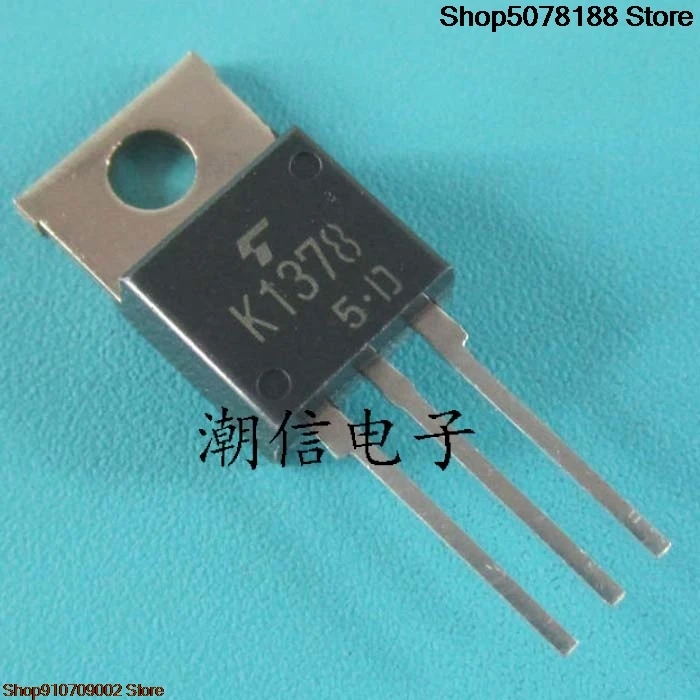 5pieces K1378 2SK1378  10A 400V
