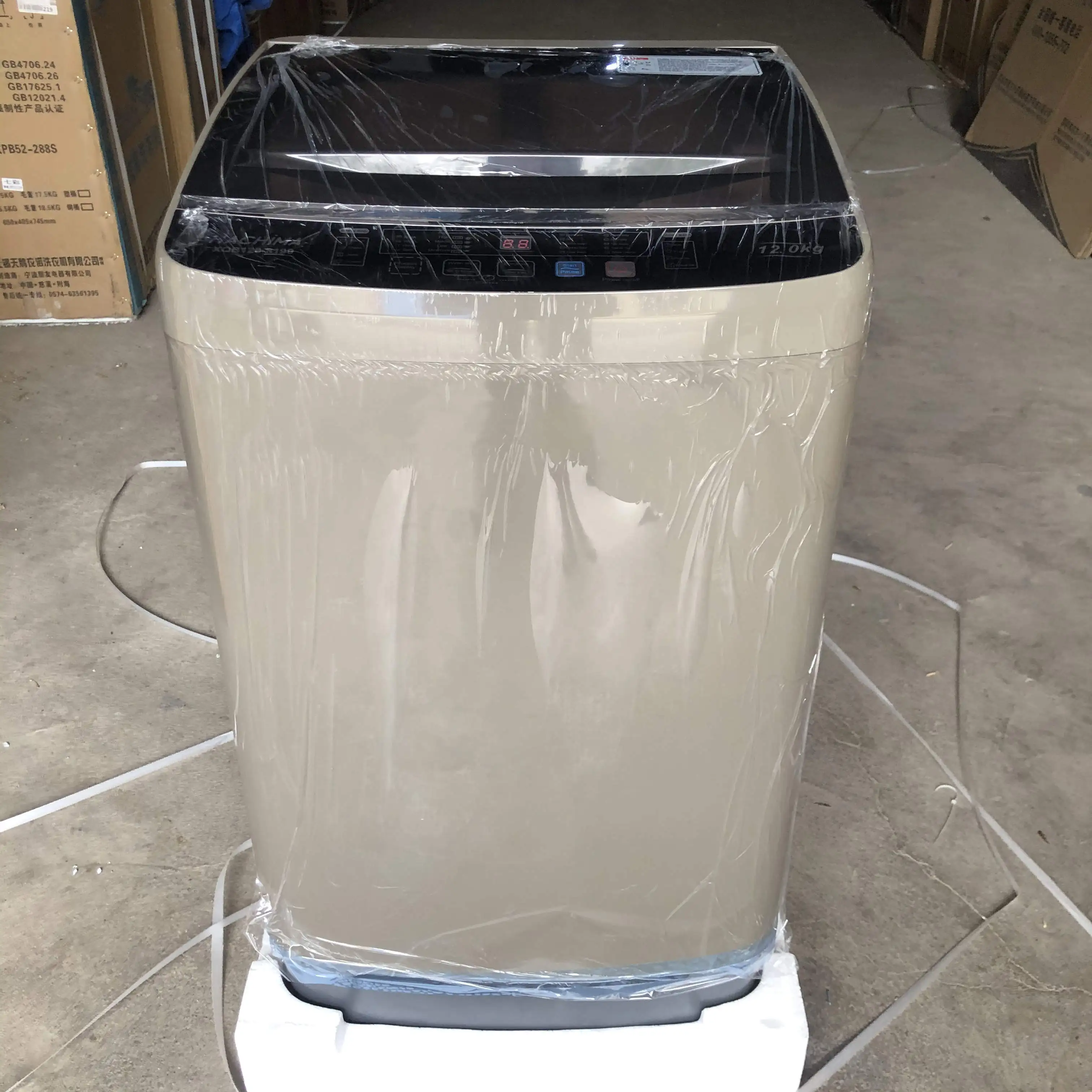 Hot 12kg Fully Automatic Single Tube Top Loader Portable Washing Machine Large 10kg 15kg Wash Cloth Washing Machine XQB120-8190
