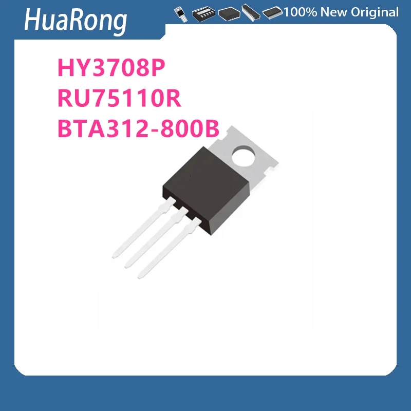 20Pcs/Lot  HY3708 HY3708P RU75110R RU75110 BTA312-800B TO-220