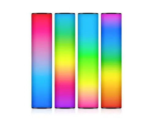 FEELWORLD MT2 Mini Tube Light RGBWW Custom Boot Screen OEM Support 3000mAh Long Battery