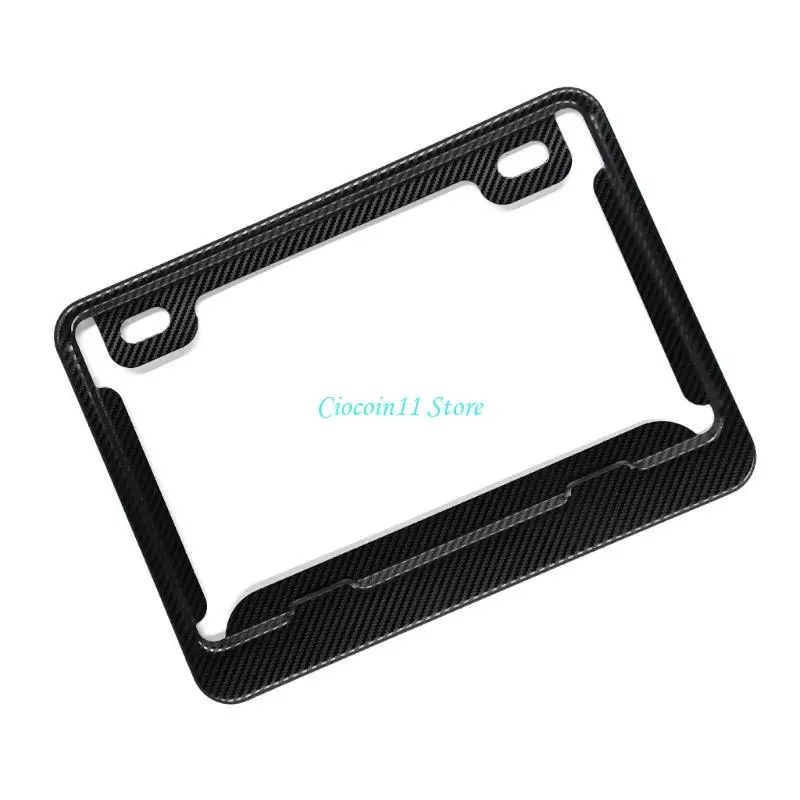 Y1UB Universal Steel Motorcycle License Plate Frame Cover Number Plate Holder Frame