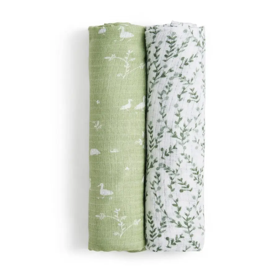 

Шелковистое мягкое бамбуковое муслиновое одеяло-пеленка Essentials, дышащее детское одеяло, идеально подходит для мальчиков, девочек, новорожденных, младенцев и малышей, Recei