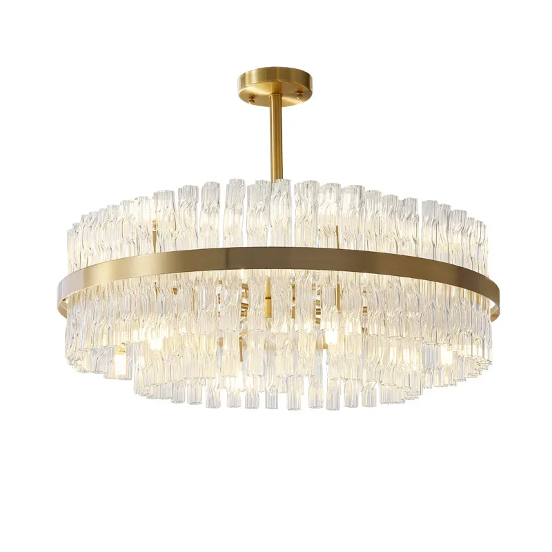 

Restaurant all copper chandelier light luxury bedroom room study simple chandelier atmosphere creative