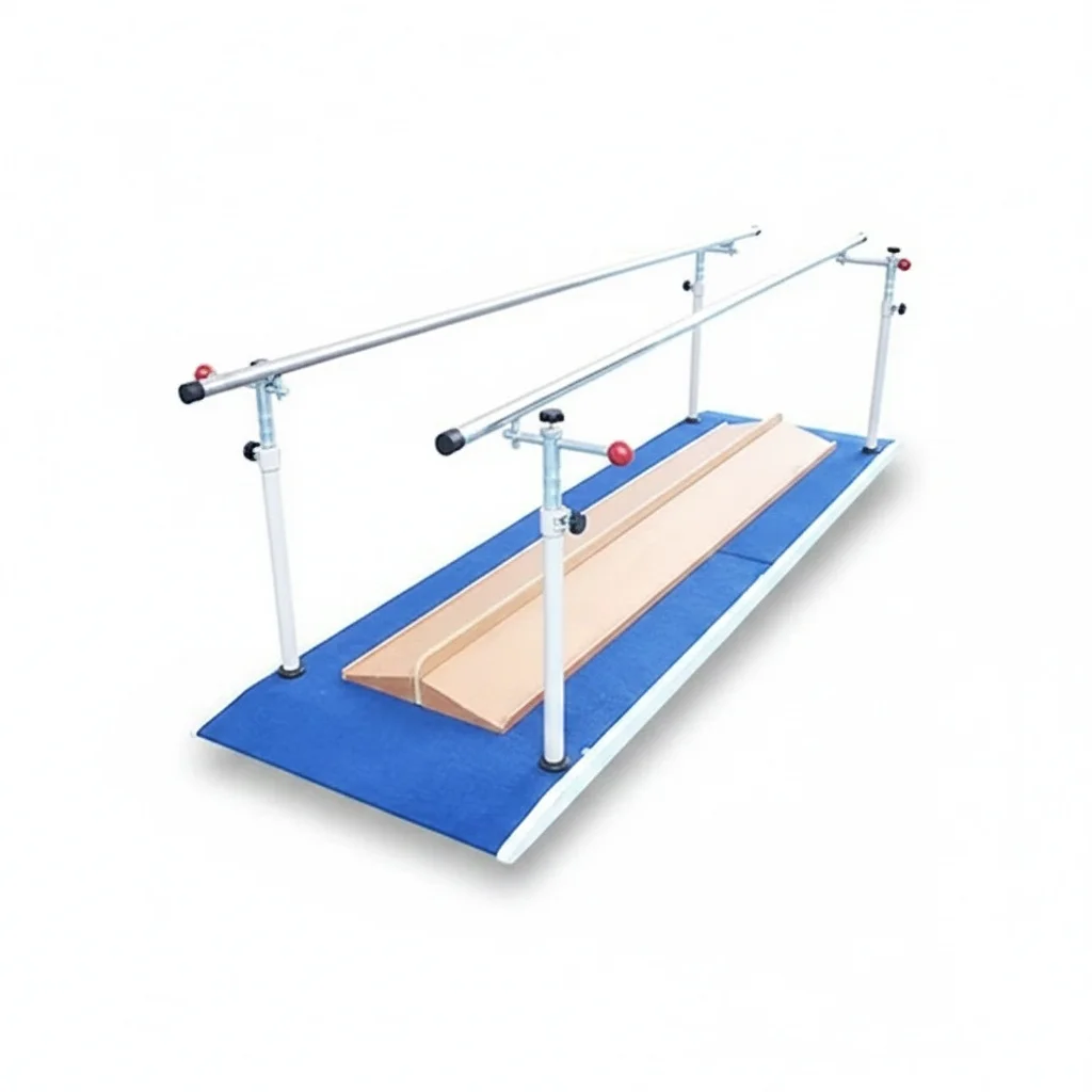 Parallel Bar for Physical Therapy, Rehabilitation Gait Training Bar, Heavy Duty Walker, Recovery Equipment for Home