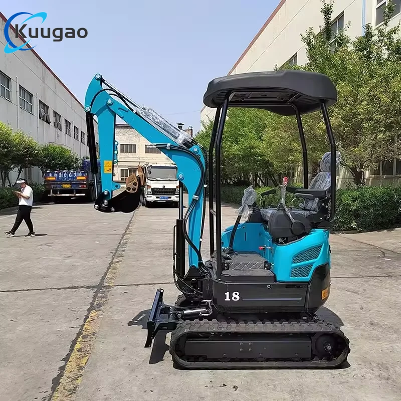 Mini Excavator 1.8 ton bagger kubota 2 ton minibagger gardening tools minikoparka escavatore mini digger 1 euro buckets Kuugao