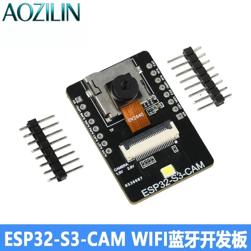 AOZILIN ESP32-S3-CAM Development Board With Camera AI Vision Module Wi-Fi Bluetooth Real-Time Image Transmission