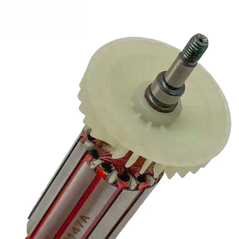 Copper Rotor Assembly for Angle Grinder 100 Type Suitable as For Armature Replacement with 122mm Shaft Distance