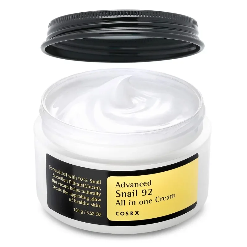 Snail Mucin-crema hidratante 92% Original, Gel facial de reparación diaria, alivia la barrera dañada, suero hidratante, reparación facial de la piel