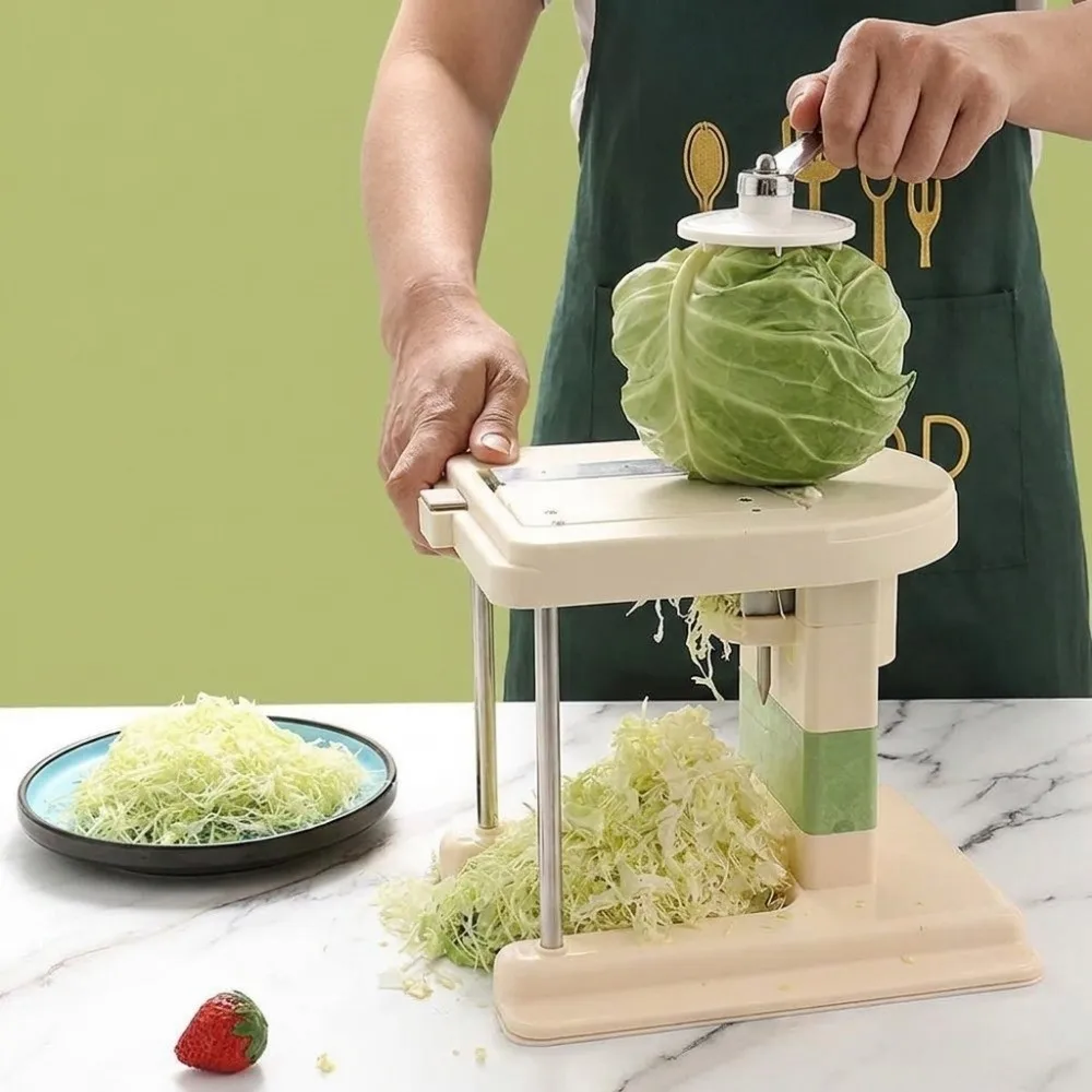 Portable Cabbage Shredders Manual Hand Crank Vegetable Cutter Rotate Quick Lettuce Sharpen Grater Home Use