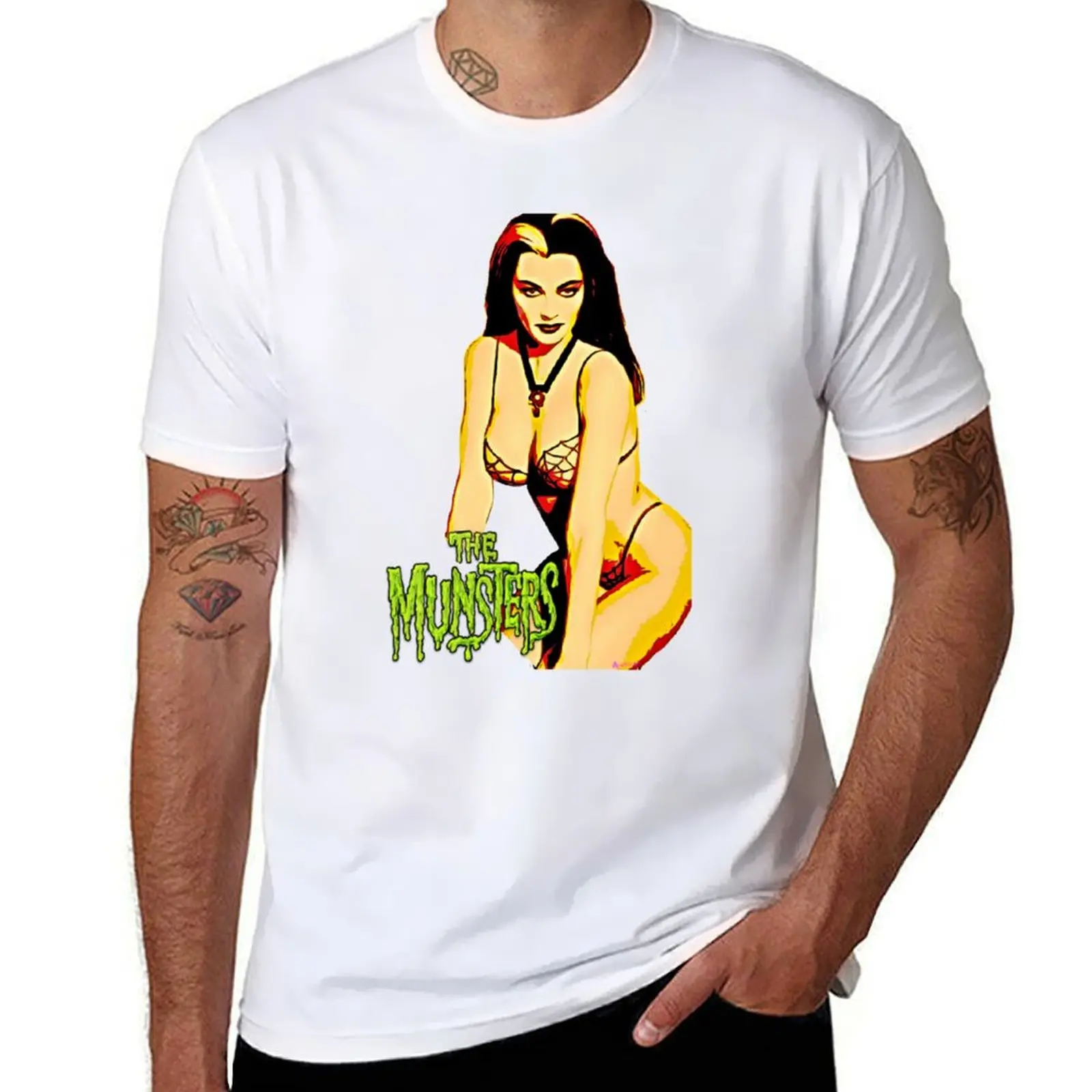 

LILY MUNSTER POP T-Shirt g man t shirts for men anime t shirts for man T-Shirt