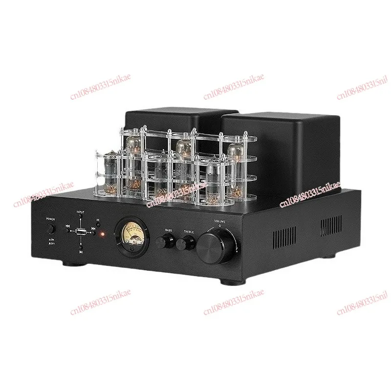 

Hi - Fi Stereo System with Vacuum Tube Amplifier, Wireless Bluetooth, and Bookshelf Speakers