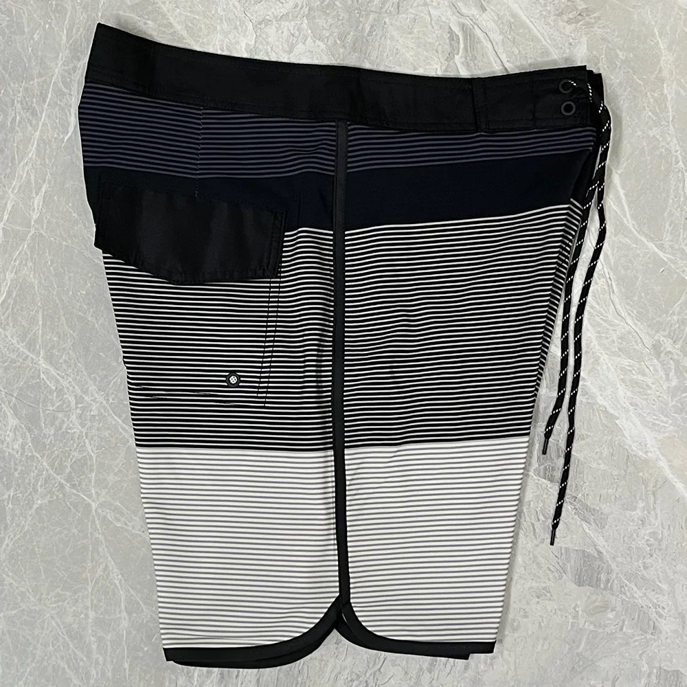 Herren Wasserdichte 4-Wege-Elastische Surfshorts Schnell Trocknende Strand-Schwimmhose Outdoor-Sport Sommer-Boardshorts – Detail 6