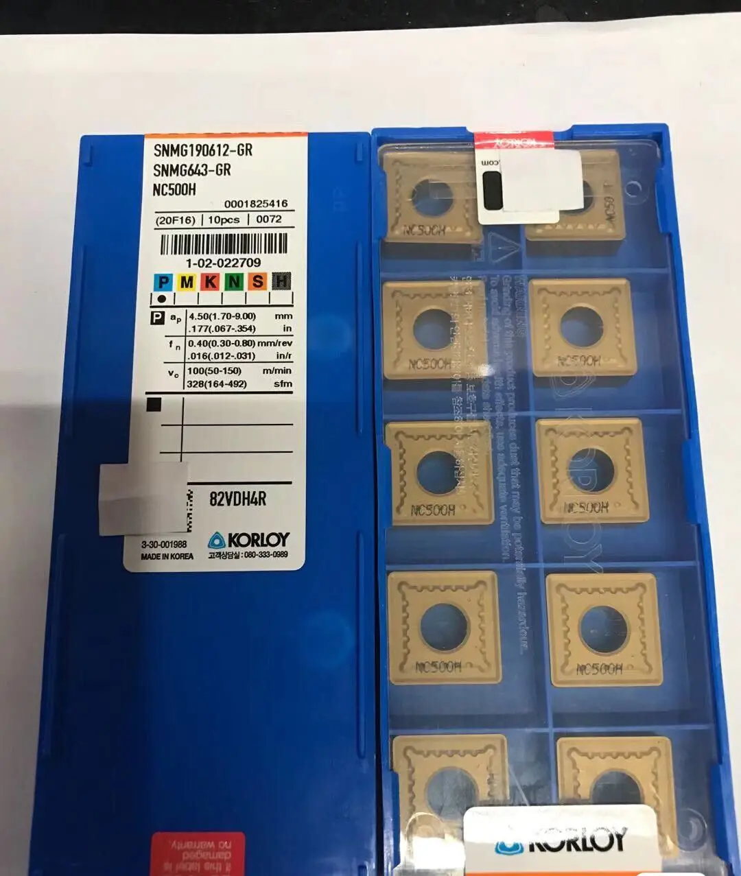 KORLOY CNMG120408-LP CNMG120408-VB CNMG120408-VM NC3215 NC3225  Carbide Insert CNMG Inserts