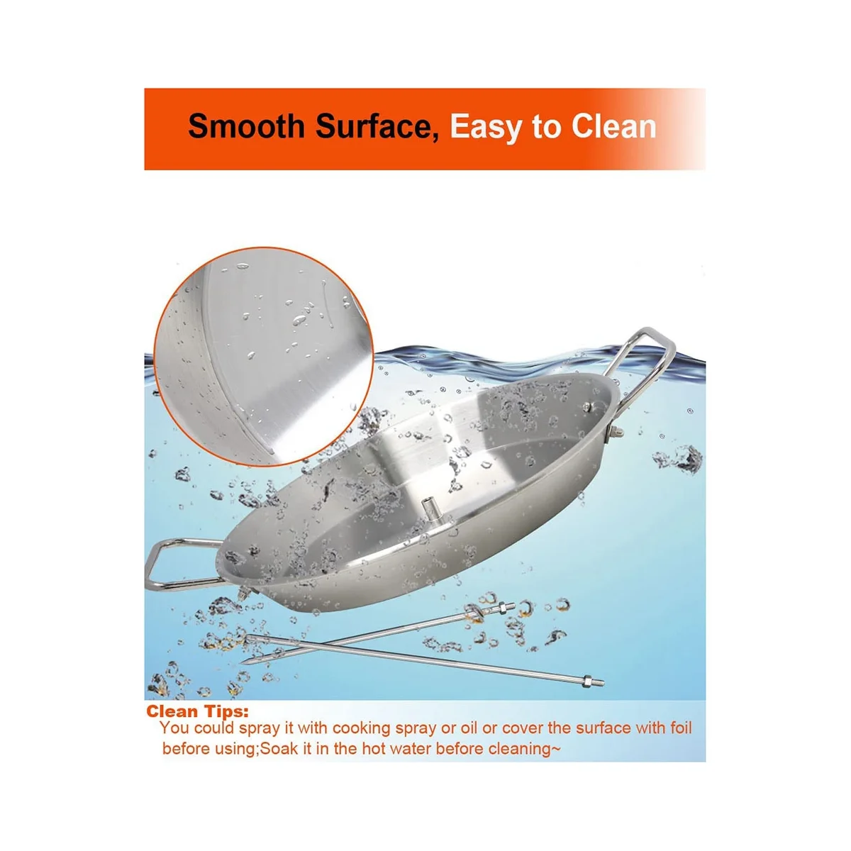 Brocheta Vertical para Grill-Al Pastor Brocheta Soporte Vertical Brasileño para Tacos Al Pastor, Shawarma, Kebabs,