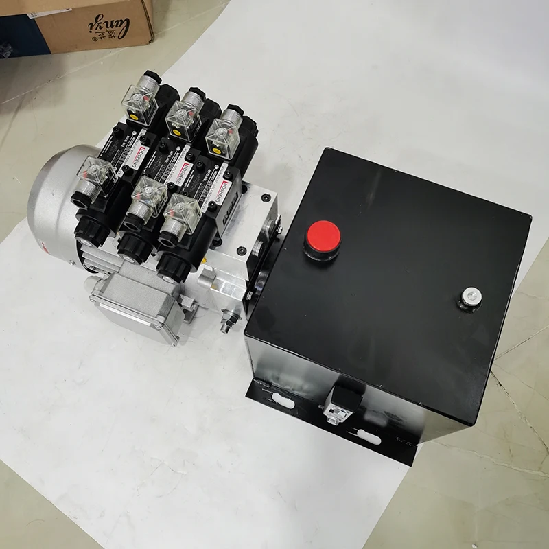 Small hydraulic power unit electrohydraulic oil pump assembly micro lifting  station 220v380v