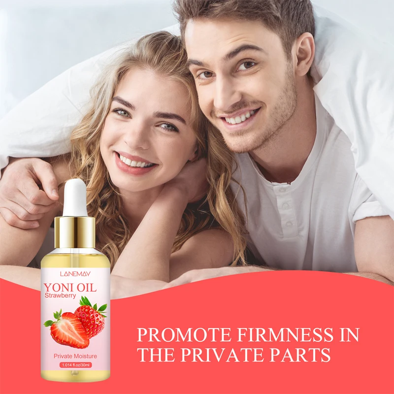 1/2/3Pc 30ml Yoni Oil, Strawberry Scented, Natural&Plant-Based, pH Balance, Odor Eliminator, Feminine Care, Moisturizer，Yoni Oil