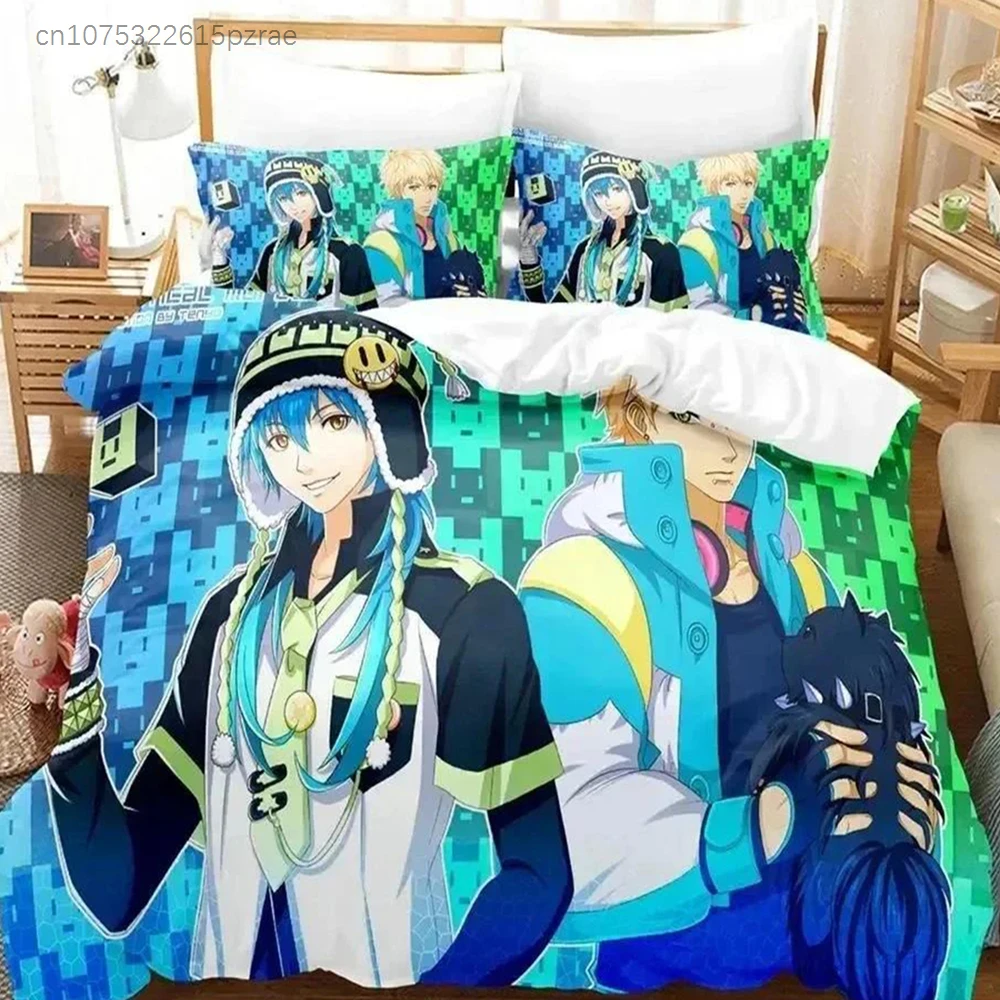 Home Living Luxury DRAMAtical Murder Bedding Set Cartoon Anime three-piece Set Adult Kid Bedroom Duvet Cover Sets 3D Print Anime