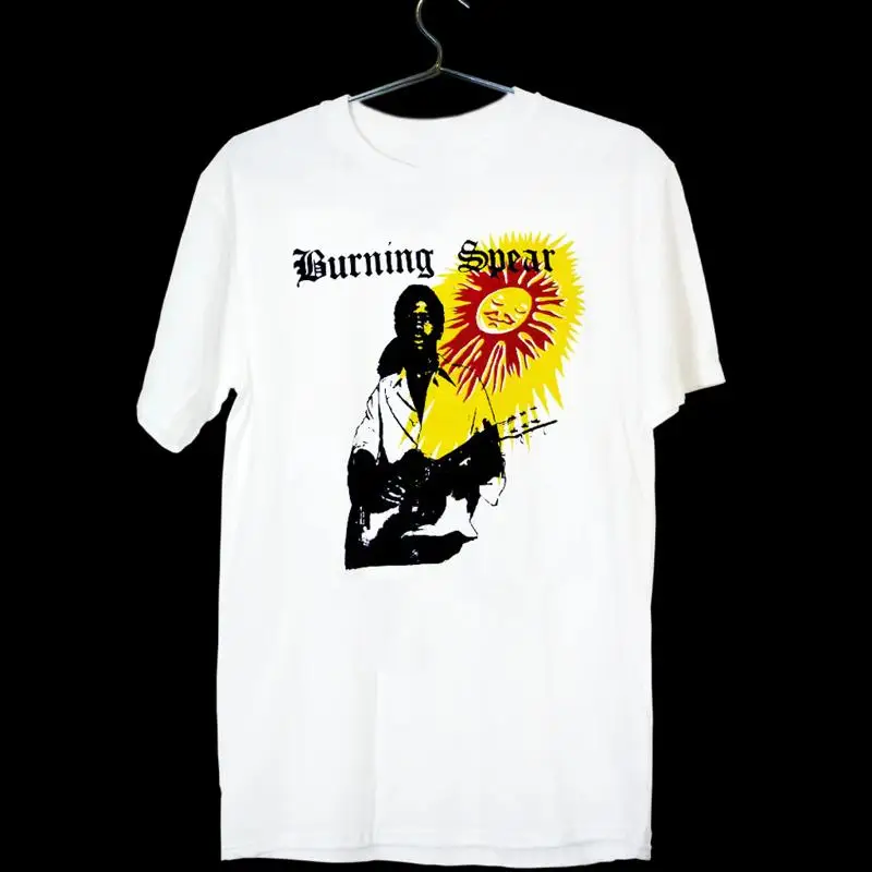 

HOT NEW Burning Spears T shirt white all sizes S 5Xl TA5641