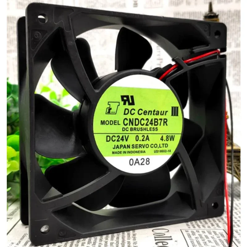 New CPU Cooling Fan For SERVO CNDC24B7R 24V 0.2A 4.8W 12038 Silent Frequency Converter Fan 120*120*38MM