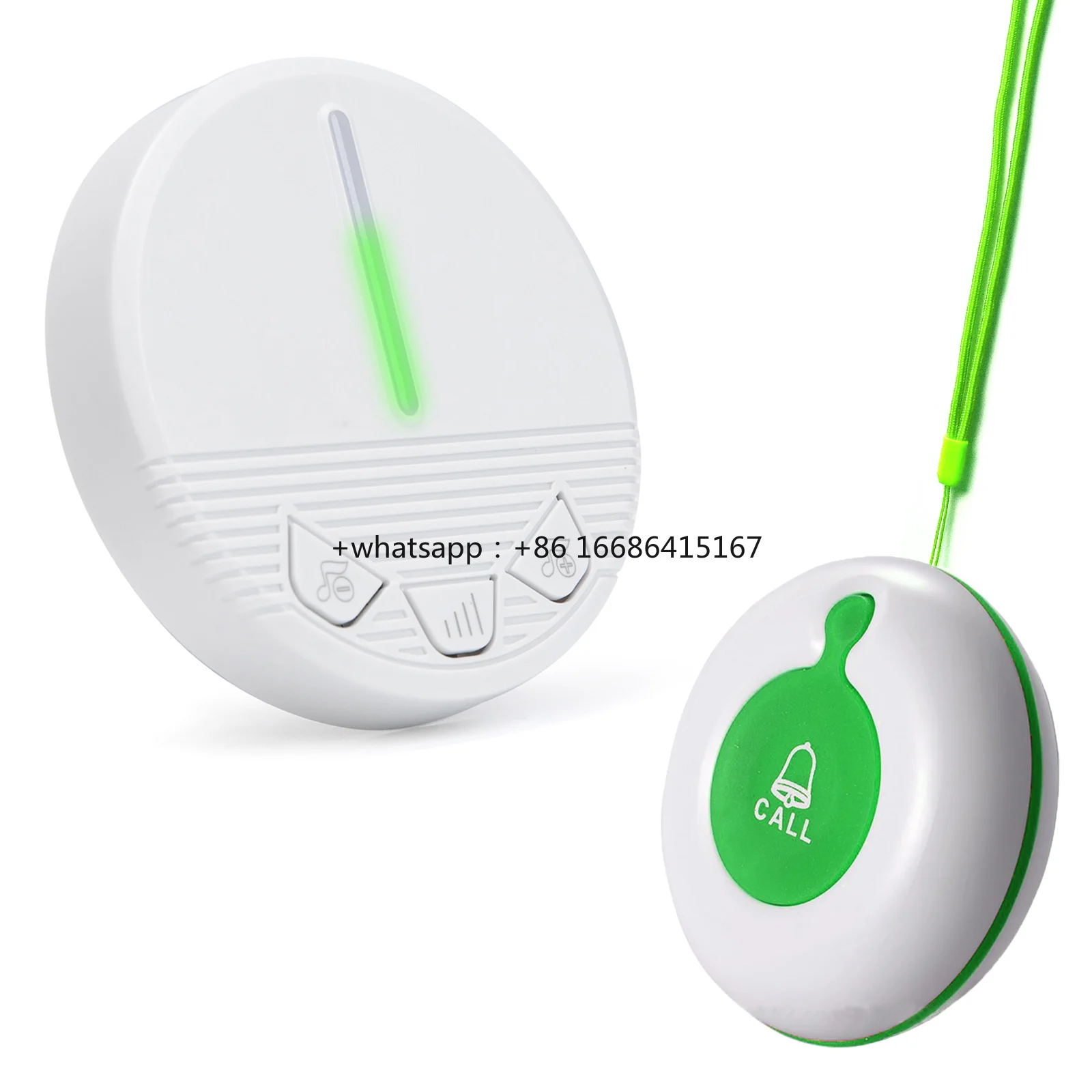 Wireless Caregiver Pager Elderly Alarm Call Button Personal Alarm Call Bell For Elderly