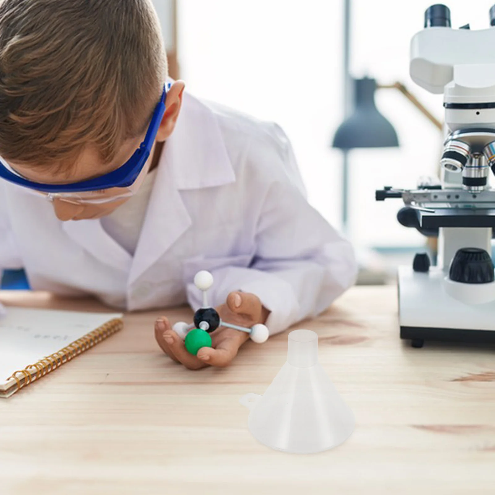 

Plastic Pp Funnel Flat Bottom Lab Filling Tool For Powder Reagents Scientific Laboratory Use Funnels