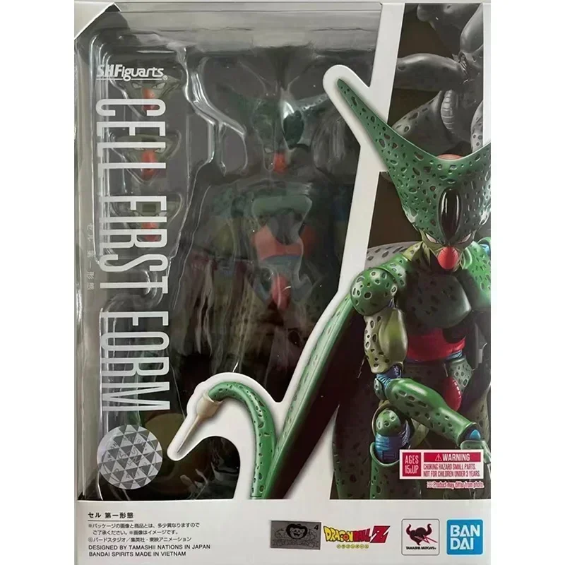 Bandai Originele S.H.Figuarts Dragon Ball Cell Eerste Vorm Anime Figuren Anime Action FigureToys Collection Model Geschenken op Voorraad
