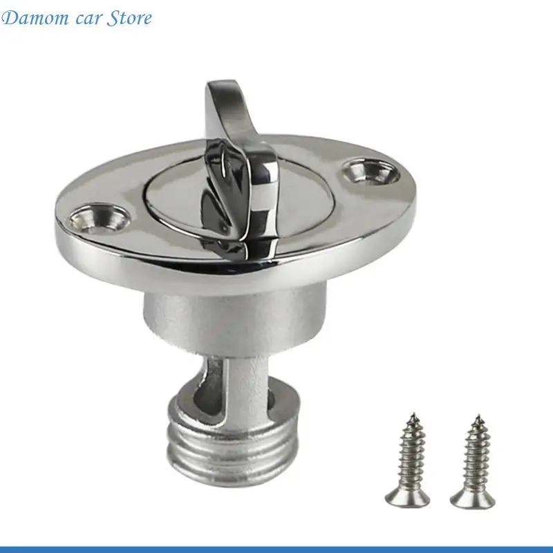 A2UC Upgrades Round Drain Plug Steel Drain Plug Boat Transom Water Outlet Essential Hardware Steel for Water Control Need