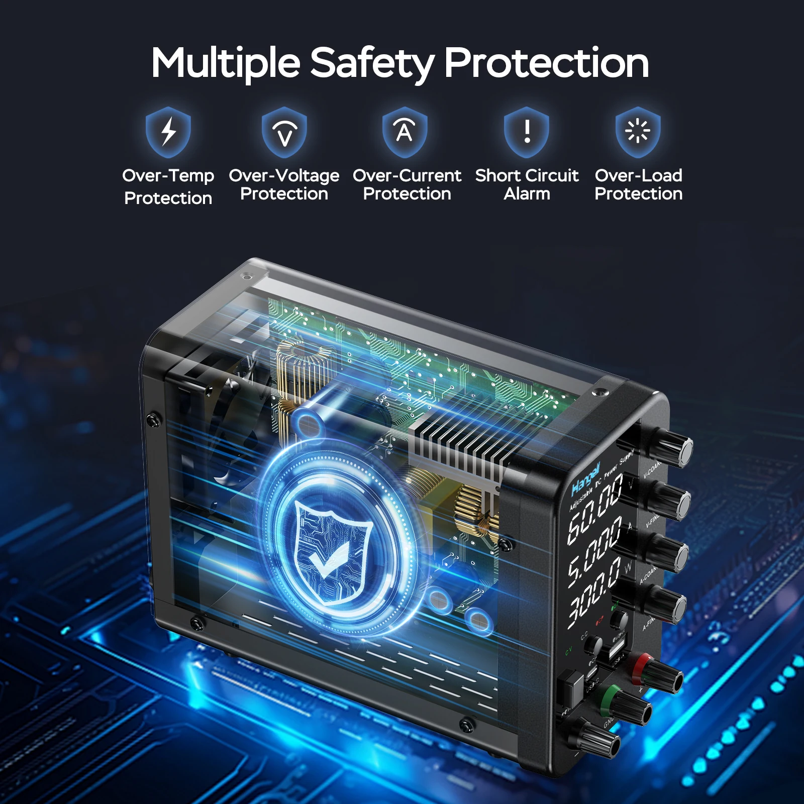 مصدر طاقة مختبري تيار مستمر 30 - مراجعة Dc Power Supply Variable وسعره