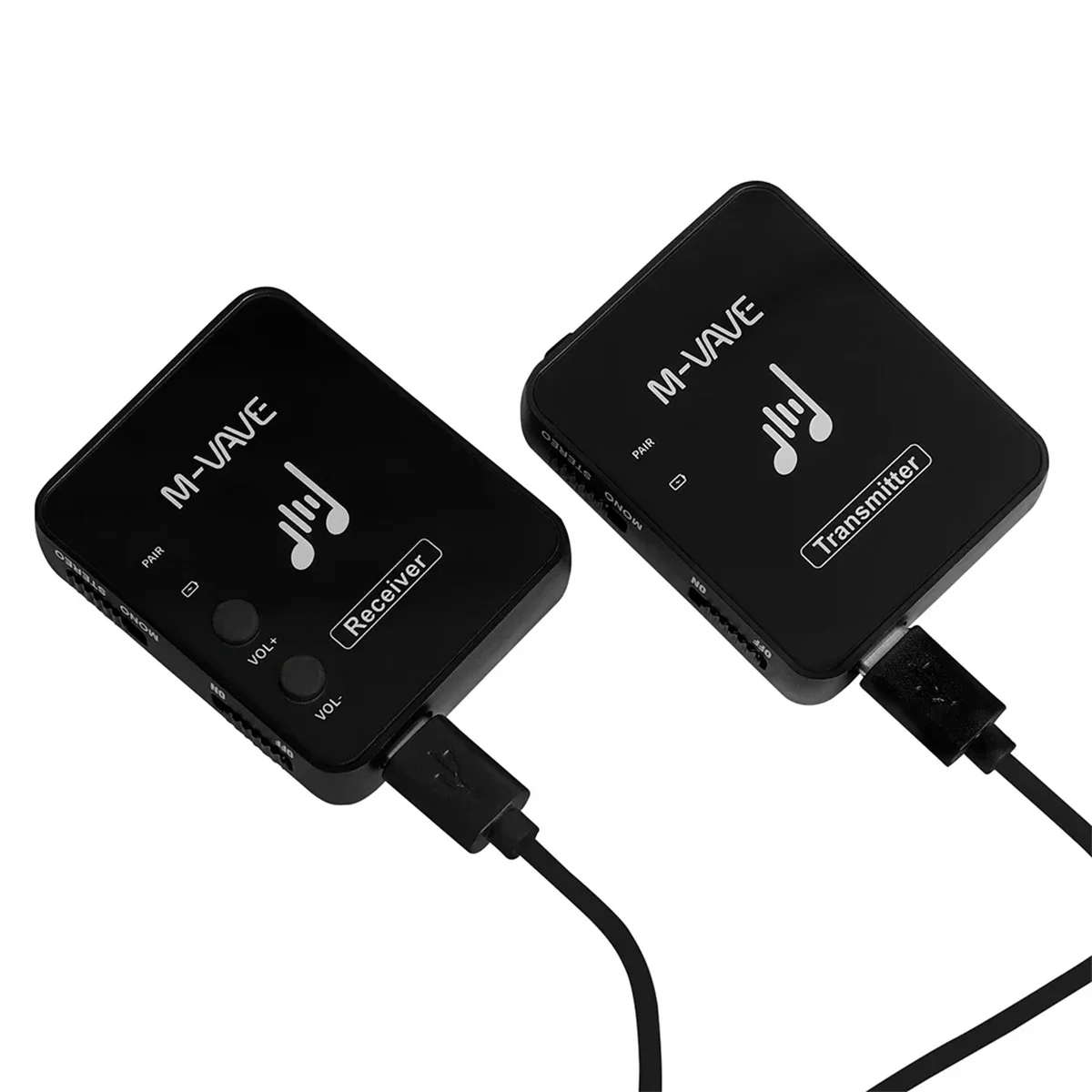 M-VAVE WP-10 2.4GHz Wireless Earphone Monitor Transmission System Rechargeable Receiver of Wireless Earphone Monitor