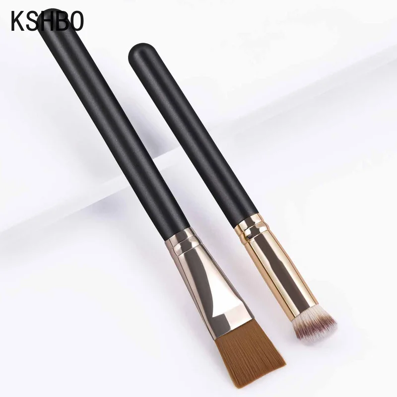 KSHBO 1/2/3pcs Foundation Concealer Brush Set Makeup Brush 170 270 Synthetic Hair Foundation Blending Brush Cream Contour Tools