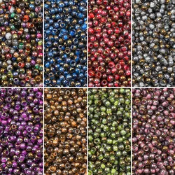 150pcs 4mm Matte Metallic Color Glass Beads Uniform Japanese Loose Spacer Seed Beads for Jewelry Making DIY Sewing