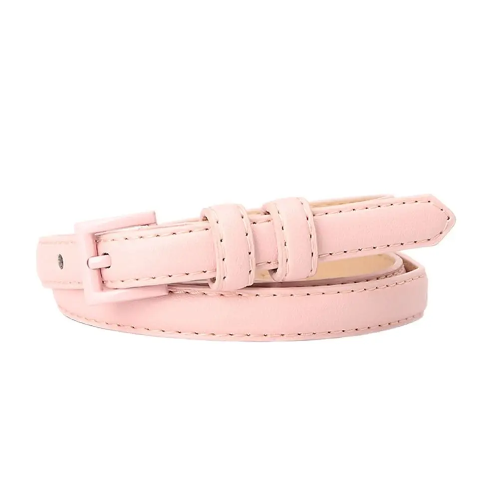 Y 2K Vrouwen Riem Nieuwe Effen Kleur Dopamine Dunne Broek Riem Eenvoudige Riem Accessoires Jeans Riem