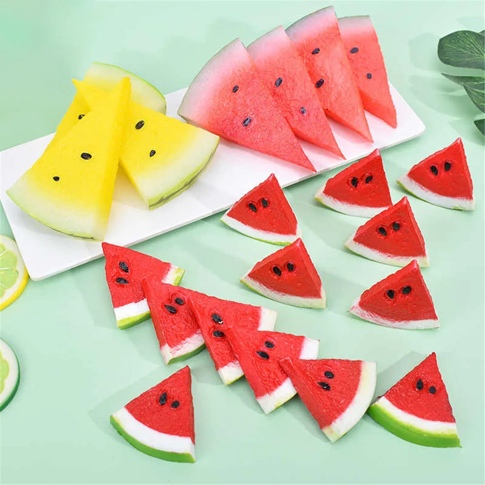 

Artificial fruit model home restaurant Counter desktop table shop store decoration Simulation watermelon fake fruit props