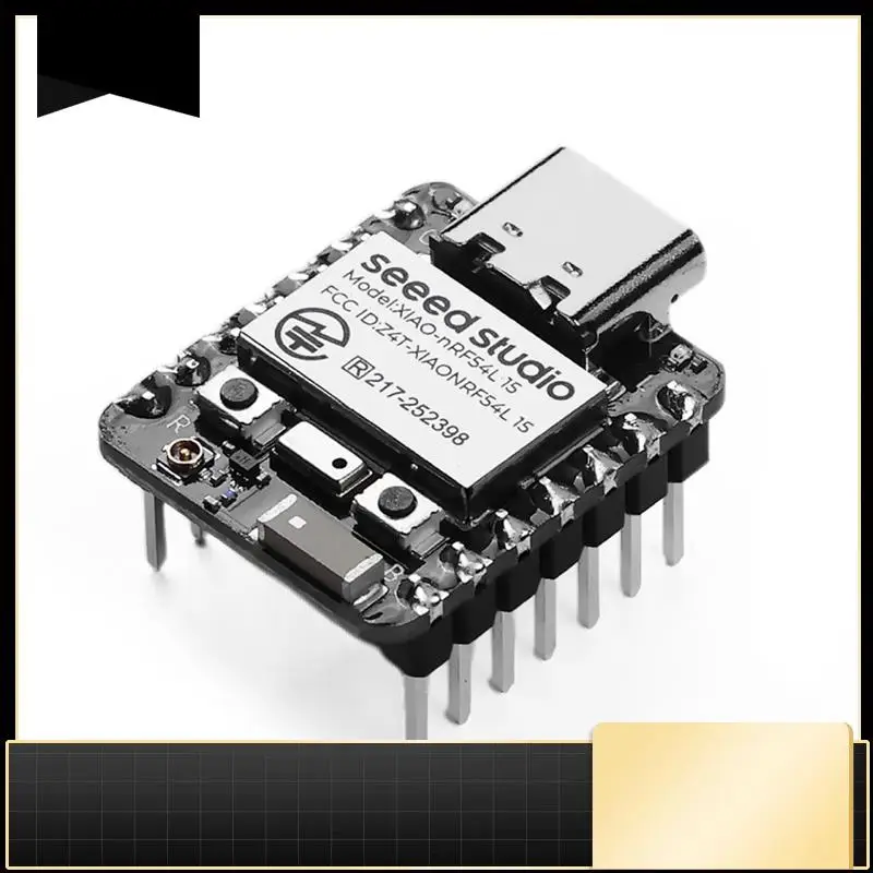 

Seeed Studio XIAO NRF54L15 Iot BLE 6,0 Thread Zigbee Matter, предварительно припаянный для аудио и датчиков движения, включает микрофон и 6-осевой IMU-N33R