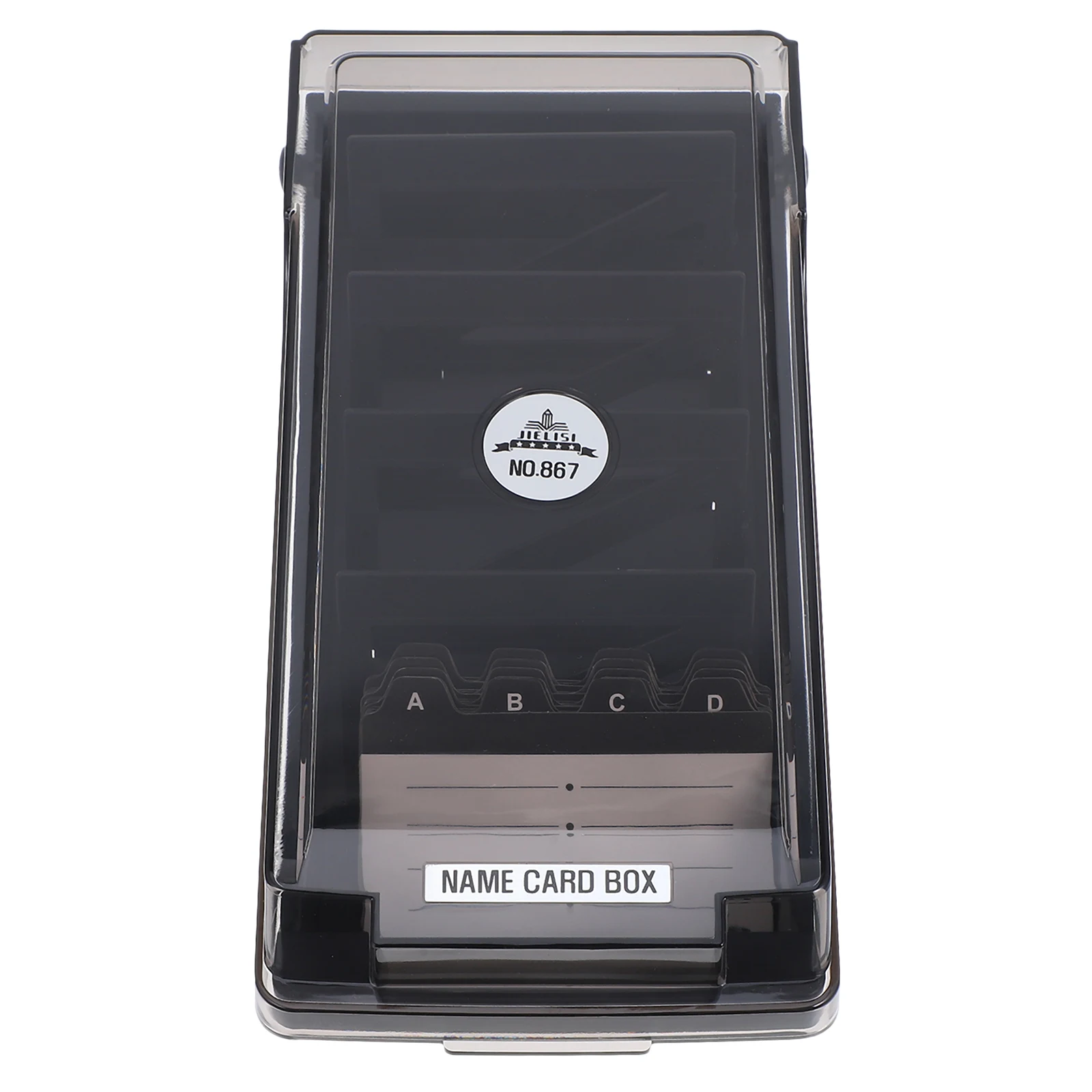 

Modern Business Storage Box Large Capacity Name File For Office Desktop Accessories Clear Holder Case Index Organizer Box Card
