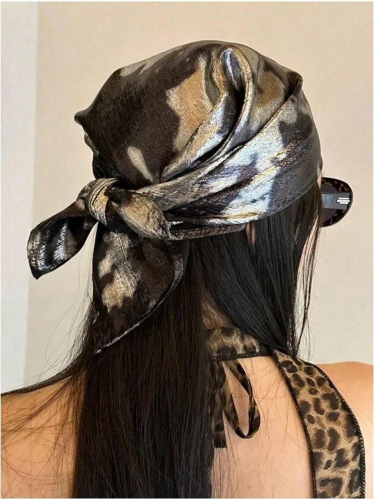 

Женский шарф-бандана в стиле стрит-хип-хоп, треугольный, для защиты от солнца, для улицы, на шею и голову