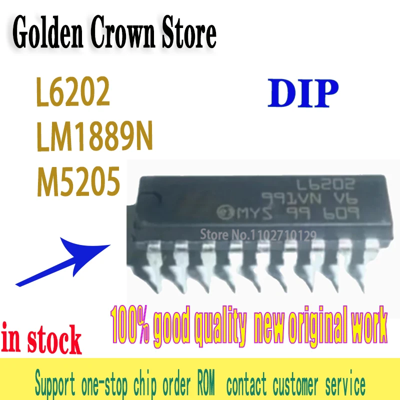 

5pcs/lot L6202 LM1889N LM1889 M5205 5205 DIP-18 In Stock