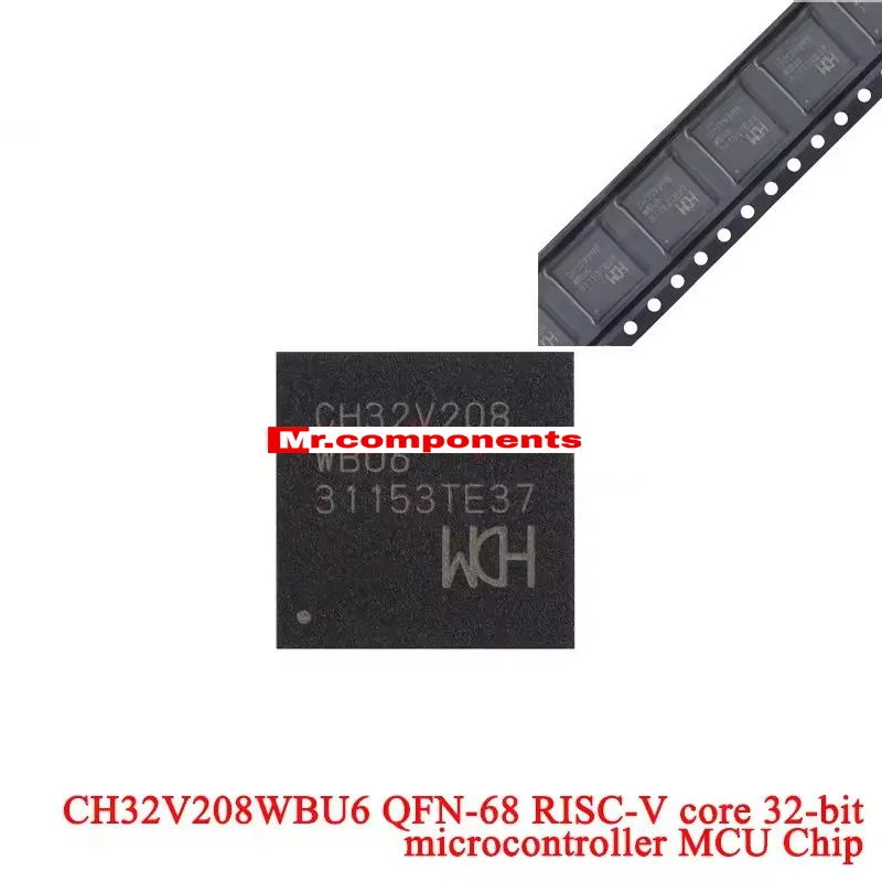 1Pc-2Pcs CH32V307VCT6 Development Board RISC-V Core RT-Thread 32-bit RISCV Controller Microcontroller MCU Chip For Arduino New