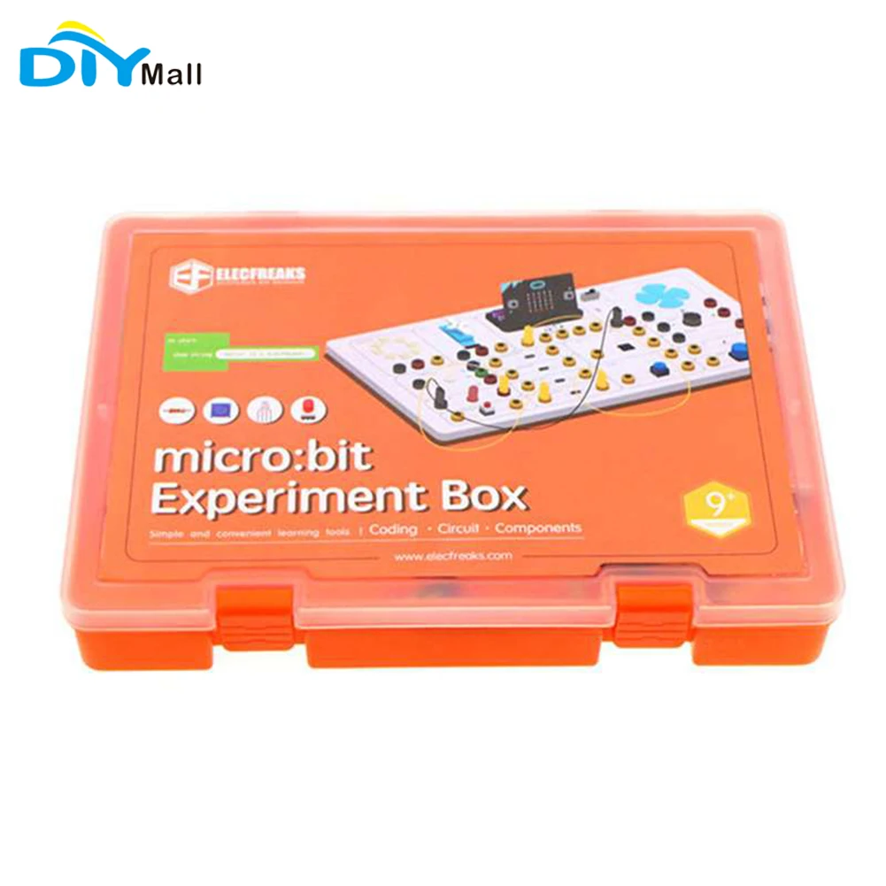 

Micro:bit Experiment Box Kit : 14 Components on Board to Learn How to Use Micro:bit to Control Circuit (without Micro:bit Board)