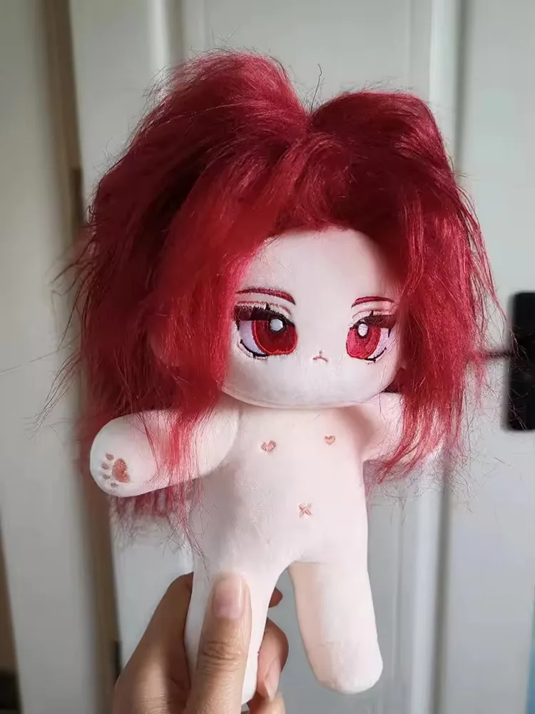

Stuffed 20cm Ennead Seth Plush Doll Body Anime Cosplay Dress Up Red Hair Cotton Doll Toy Adult Children Festival Collect Gifts