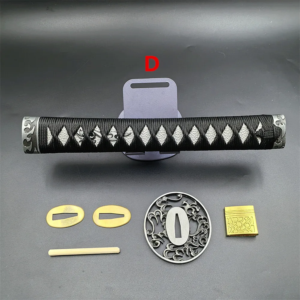 26cm Tsuka Handle Accessory For Japanese Samurai Katana/Sword Set Different Tsuba+Menuki+Fuchi+Kashira+Habaki+Seppa Fittings - view 5