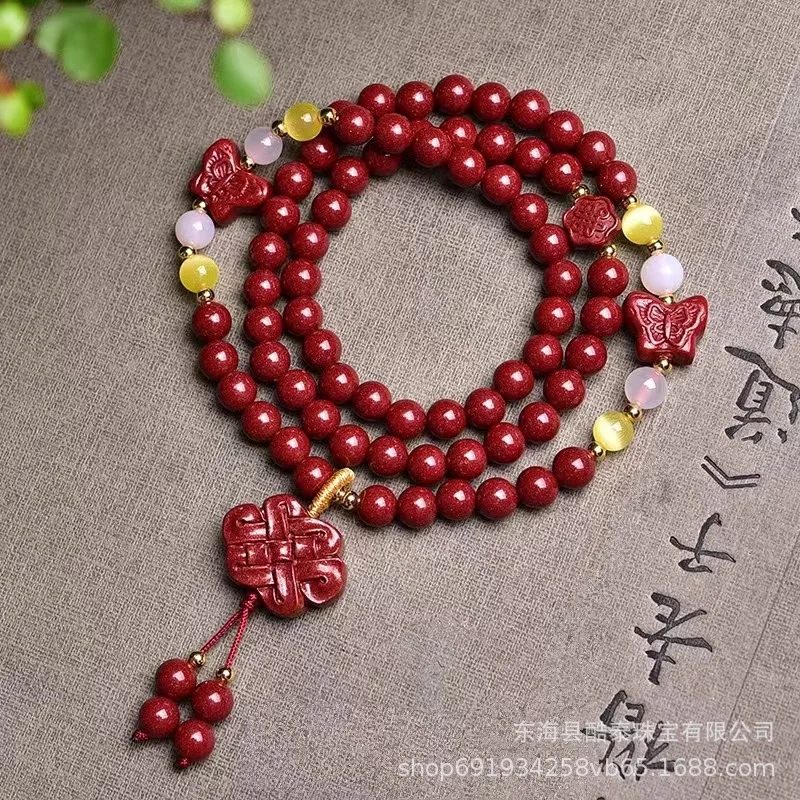 Natural Ore Manufacturers High-Content Purple Gold Sand Men and Women Style Bracelet