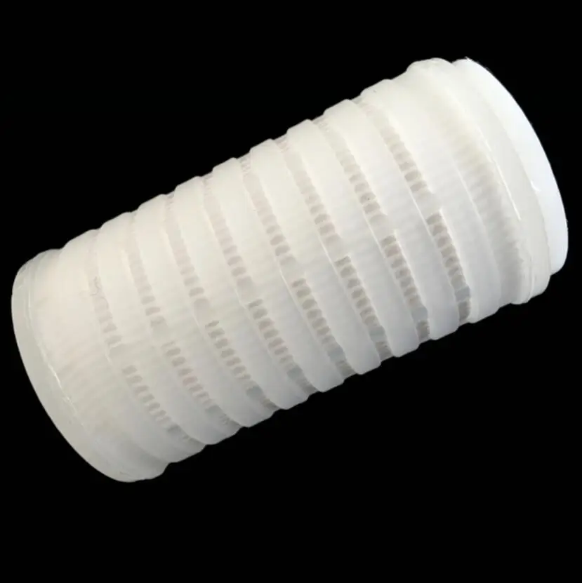 Suku Cadang Penyaring Air 0,1 Μm 5 Inci Katrij Lipat Standar