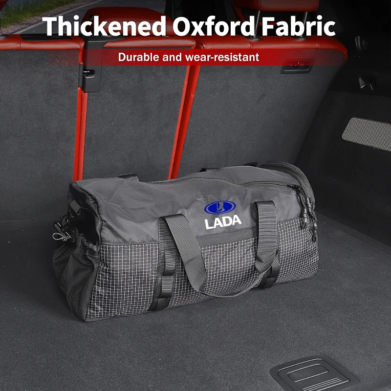 Car storage Oxford fabric luggage bag For Lada Priora Sedan Sport Kalina Granta Vesta Niva Largus Vaz Samara 2111 view 4