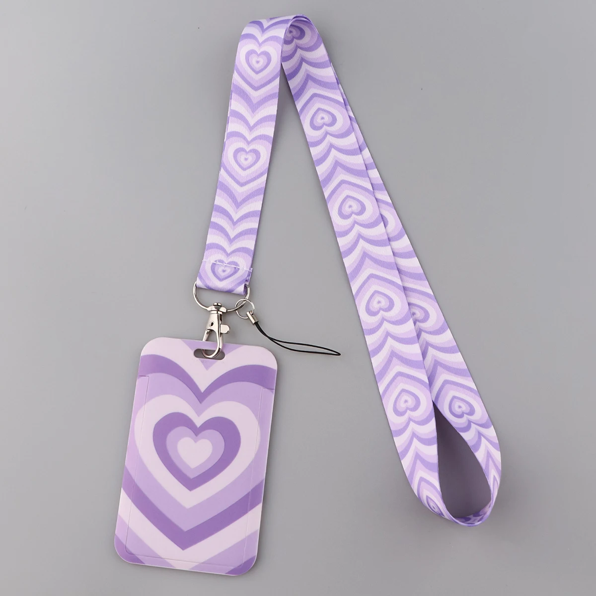 Love Heart Series Colorful Lanyards ID Card Badge Holder Keychain Neck Straps Key Hang Rope Keyrings Jewelry Accessories Gifts