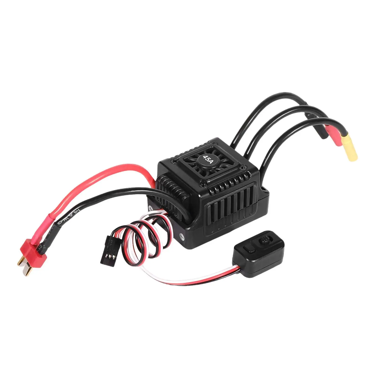 RC Brushless Motor Electric Speed Controller Waterproof Sensorless ESC High Performance Adjustable for 1 10 RC Car Drift Truck