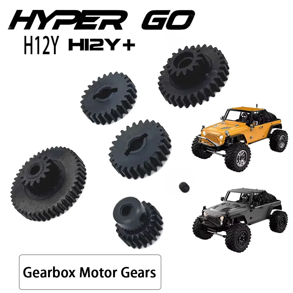 MJX Hyper Go H12Y H12Y+ 1/12 Metall-Upgrade-Zubehör Getriebe Motor Zahnrad Ferngesteuertes Modell Crawler Offroad-Fahrzeug
