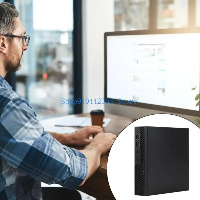 

L4MD DX01 Mini ITX HTPC Desktop Computer Chassis Case Frame Thin Half Height