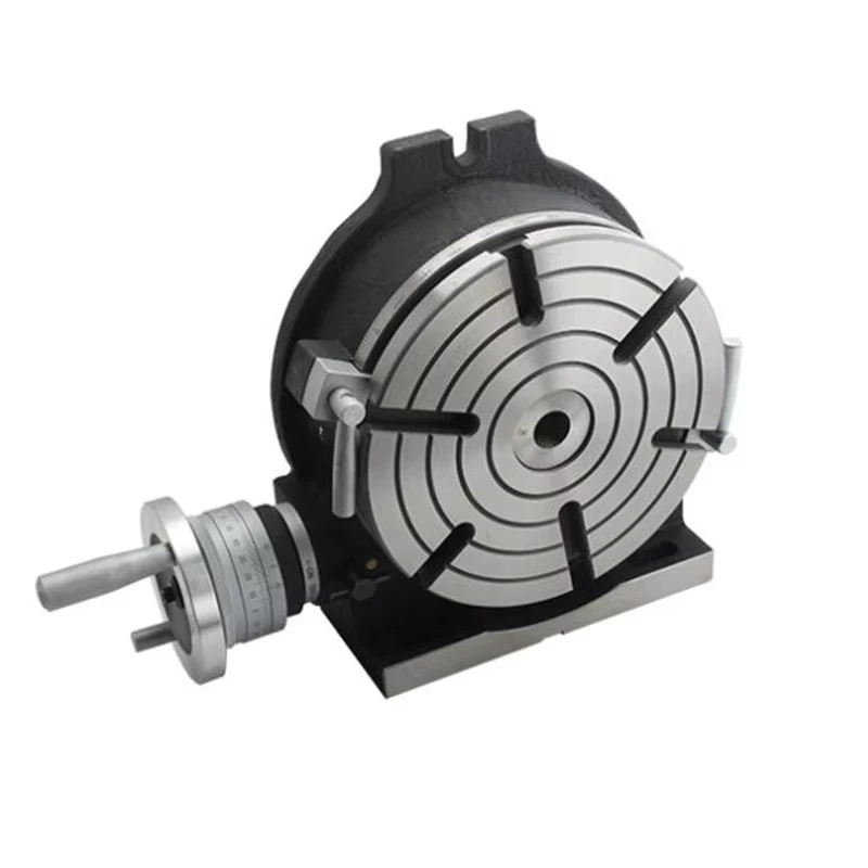 Horizontal and Vertical Rotary Table HV10 Indexing Rotary Table 10'' for Milling Machine